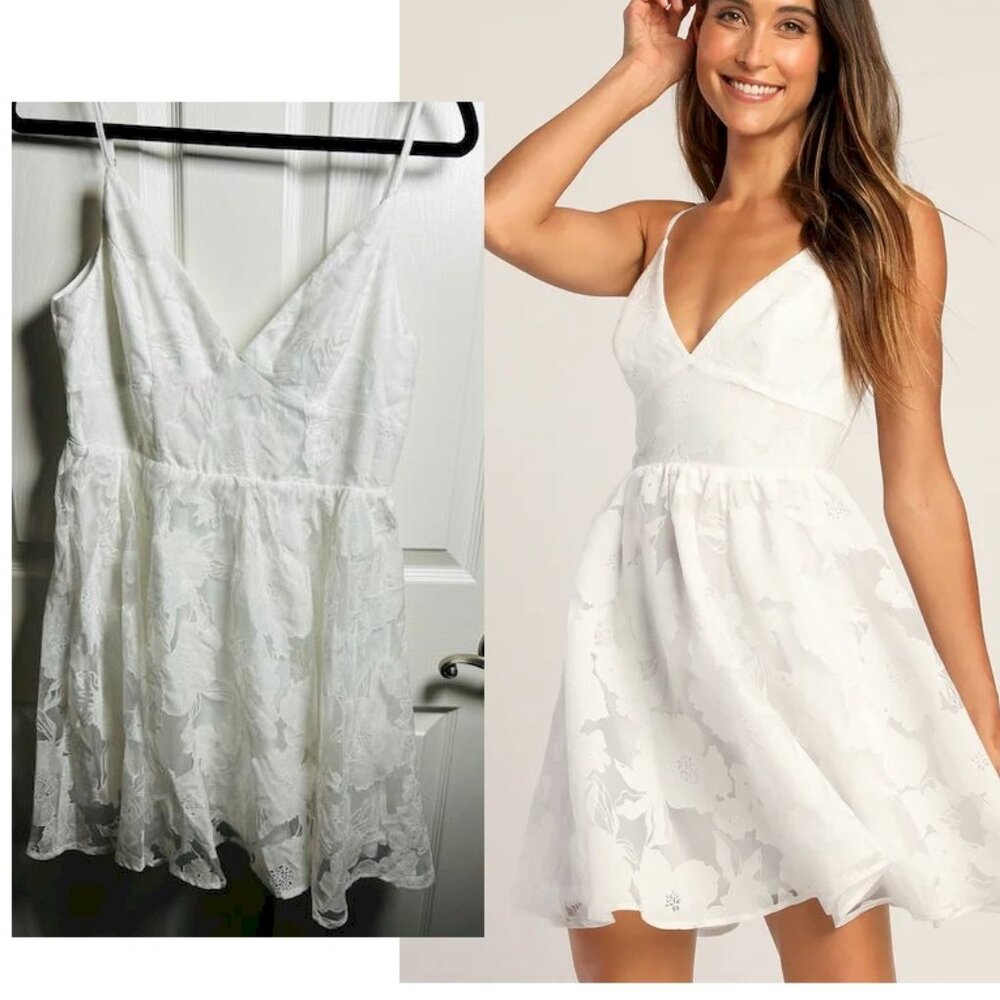 Lulu's White Mini Dress